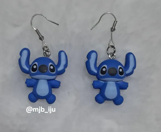 Par de brincos Stitch