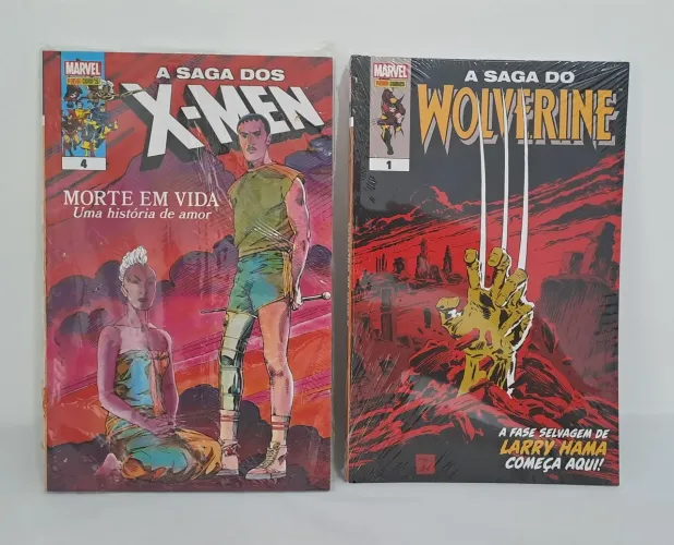 MT A Saga Dos X-men 4 + A Saga do Wolverine 1 HQ Marvel Revista