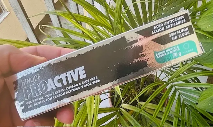 Gel Dental com Carvão Ativado e Aloe Vera Proactive 70g 