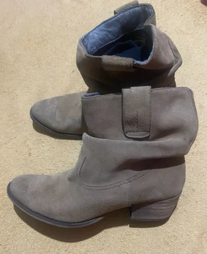 Bota Jorge Alex de camurça marrom - bege 38