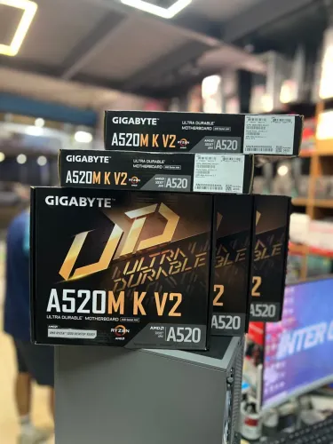 Placa Mãe Gigabyte A520M K V2 AM4 (Não aceitamos ofertas, menor preço praticado.)