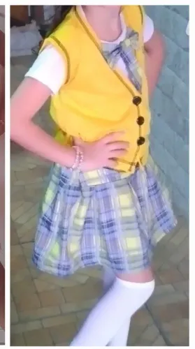 Fantasia infantil Carrossel (veste dos 6 a 9 anos)