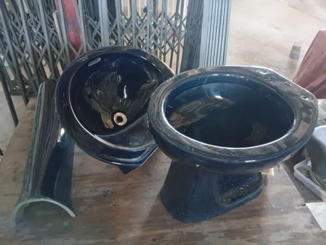 Jogo de louca de banheiro  Azul tenho na cor branca TB!!