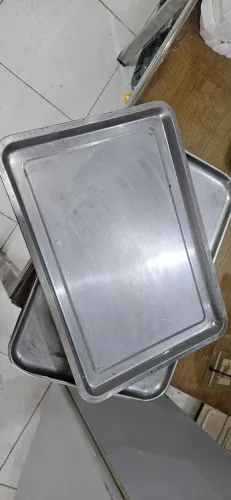 Bandejas em Inox 100 Unidades
