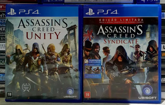 Jogos Ps4 Combo Assassins Creed Unity + Assassins Creed Syndicate (Em Português)
