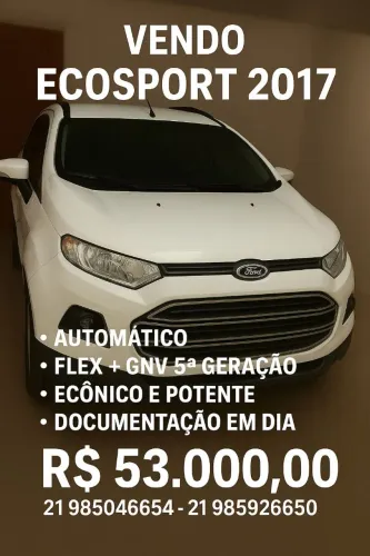 Ford Ecosport SE 1.6 16V Flex 5P Aut. 2017