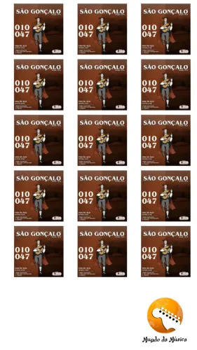 ENCORDOAMENTO ATACADO E VAREJO SÃO GONÇALO 0.10 AÇO - MUNDO DA MUSICA