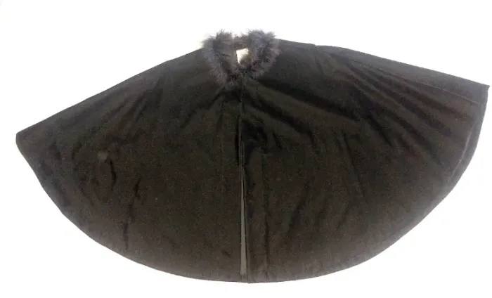 Estola Veludo Social Festa, Plumas, Tamanho P, Preto, Usado Preto (Usado)