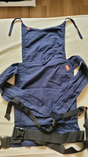 Upachila (Carregador de Bebê Ergonômico/Canguru) Upa Slings Marinho <br>