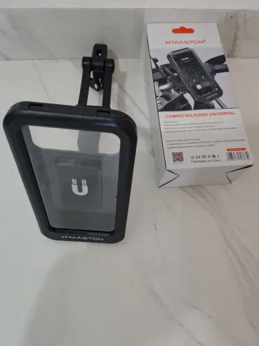 Suporte Porta Celular Moto Bike Á Prova Dágua 360° Articulado 6.7 POLEGADAS