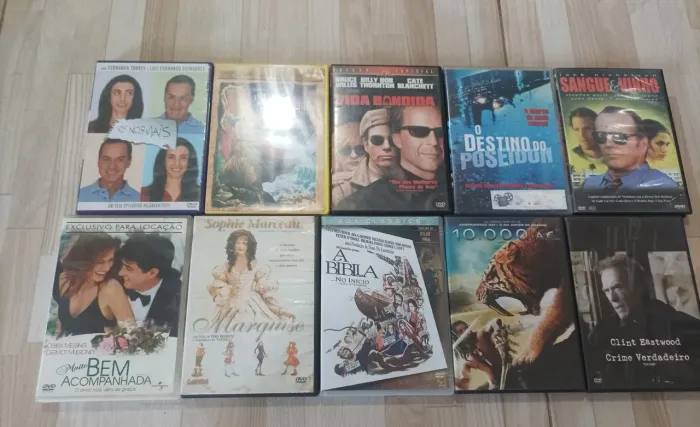 Lote filmes dvds 