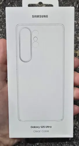 [Lacrada] Capa Protetora Transparente Galaxy S25 Ultra. Original Samsung