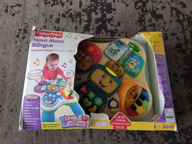 Mesa Bilingue Fisher-Price - Aprendizado Divertido!