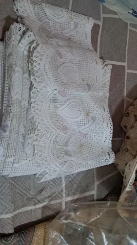 Cortinas em renda para cozinha