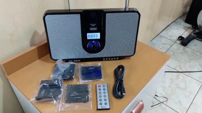Dock Station para Ipod , AM e FM Completo c/ Controle Raridade
