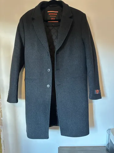 sobretudo superdry original elegante inverno frio casual premium masculino