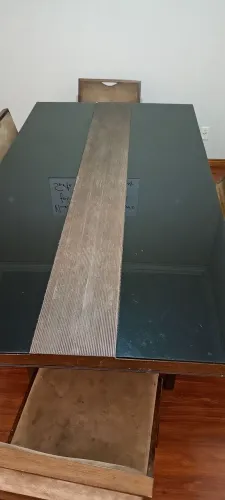 Mesa Jantar 6 cadeiras - 2,20 x 1,10 m