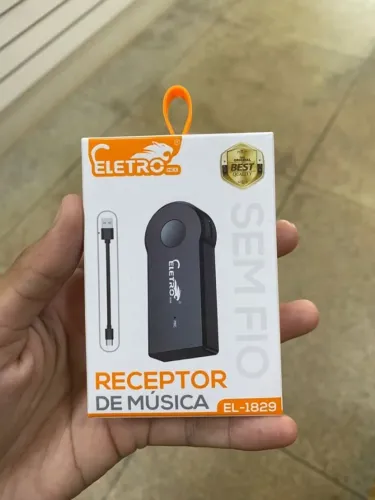 Receptor Bluetooth de Música Eletro EL-1829 - Transforme seu Som em Sem Fio