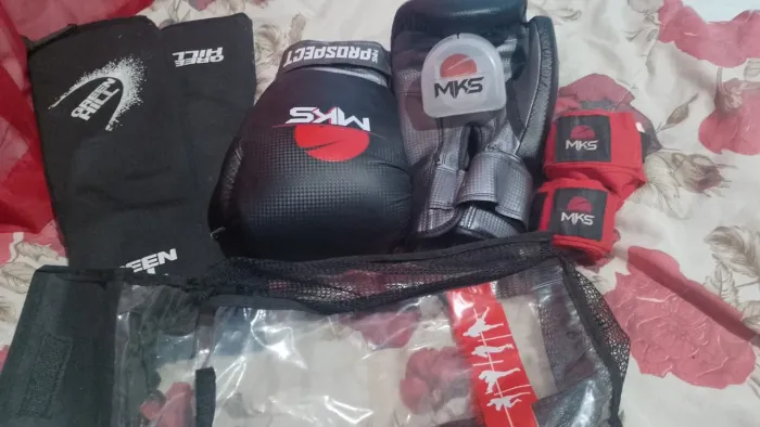 Kit de luta <br>Ludv profissional <br>Protetor profissional