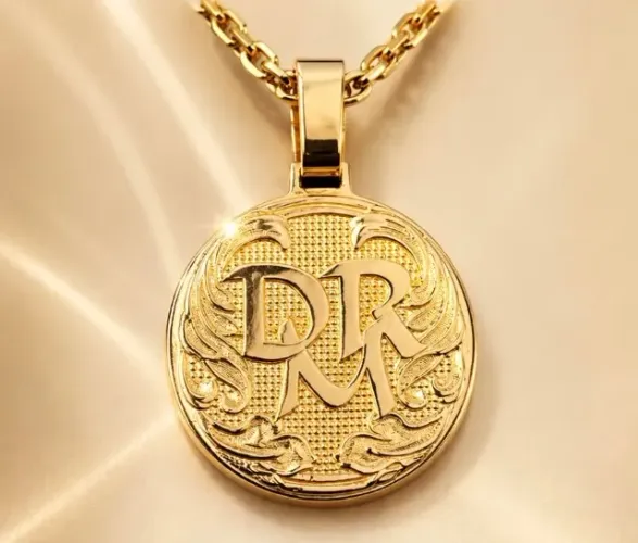 Medalha Personalizada Em Ouro 18k 750