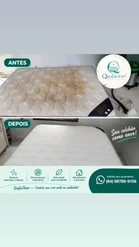 Lavagem e higienização em estofados