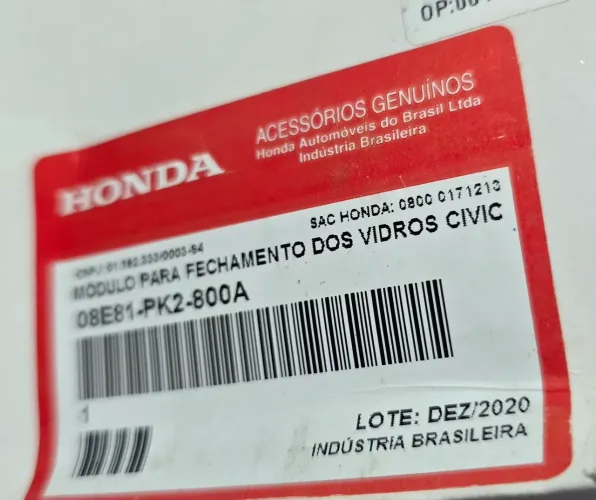 Módulo GENUÍNO HONDA,para Honda civic G10 de 2017 a 2021