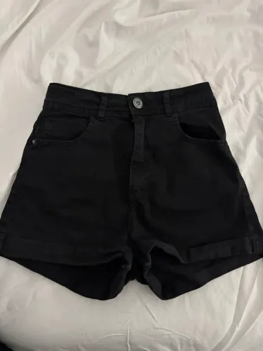 Short jeans preto bluesteel tamanho 34