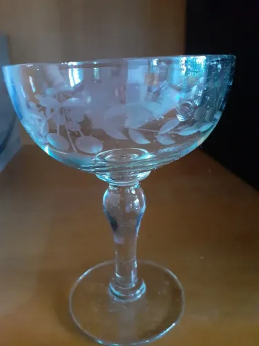 TAÇA DE CRISTAL. DÉCADA DE 70