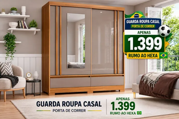 guarda roupa casal