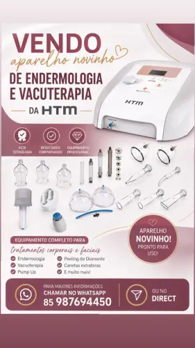 Aparelho de Endermologia e Vacuoterapia HTM