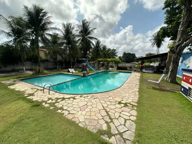 Sítio para aluguel por temporada com 5 quartos, piscina, deck em Tapera - Aquiraz-CE