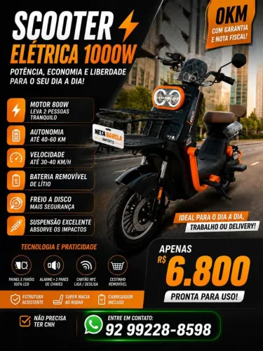 Vendo essa moto elétrica na caixa