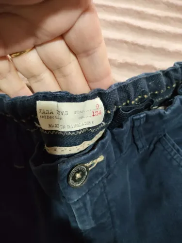 Vendo calça sarja Azul infantil Zara kids