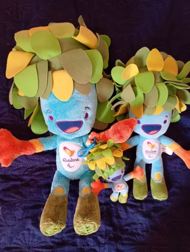 Kit bichinhos de pelúcia TOM olimpíadas 2016