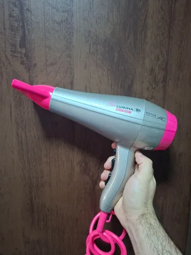 Secador de cabelo Gama italy new lumina 3d