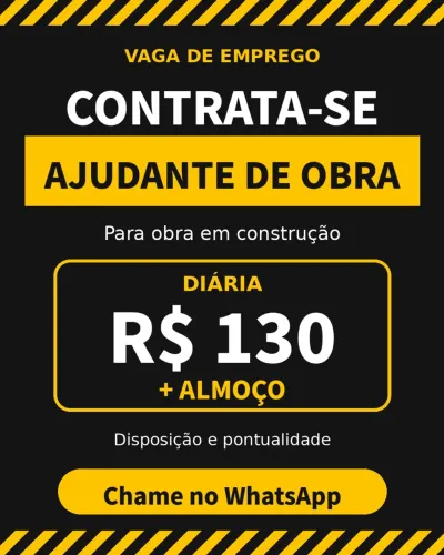 Ajudante de Obra