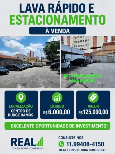 Estacionamento e lava rápido em São Bernardo do Campo