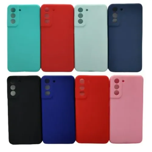 Capa Protetora Samsung S21FE  Capinha Colorida Emborrachada
