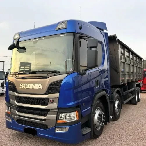 Scania P320 8x2 - 2020 Caçamba Agricola