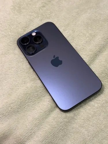 iPhone 15 Pro Azul 128GB | Excelente Estado | Caixa e Acessórios