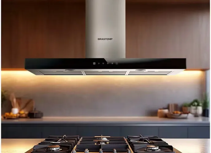 Coifa de parede Brastemp 90cm - Novo
