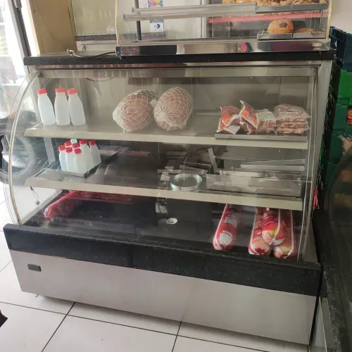 BALCÃO EM INOX REFRIGERADO PERFEITO ESTADO CONSERVAÇÃO 1,50 MT ZAP *58 EM CARUARU