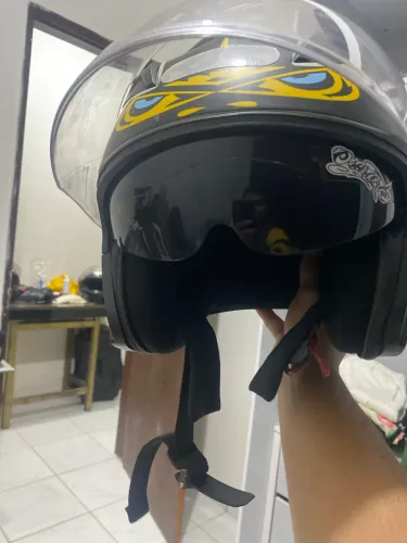 Capacete Texx aberto