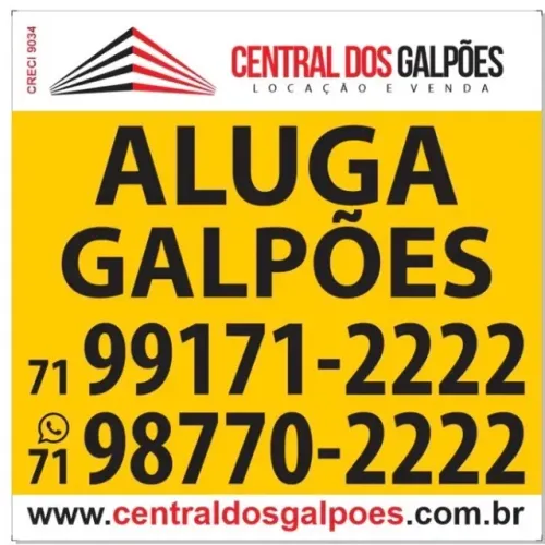 Galpão/Depósito/Armazém para aluguel com 800 metros quadrados em Tomba - Feira de Santana