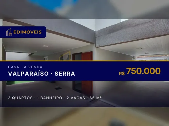 Valparaíso: Casa 3 quartos com infraestrutura para ampliação planejada