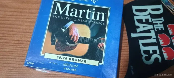 Cordas de Aço Martin, 013 Para Violão