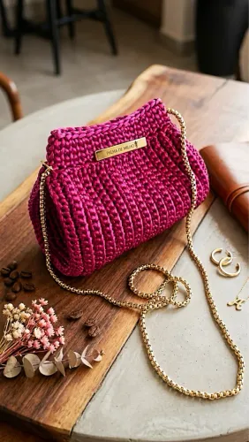Bolsa de crochê (A pronta entrega)