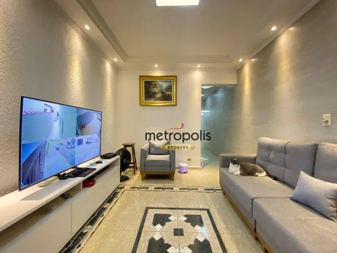 Sobrado com 4 dormitórios à venda, 326 m² por R$ 740.000,00 - Jardim Las Vegas - Santo And
