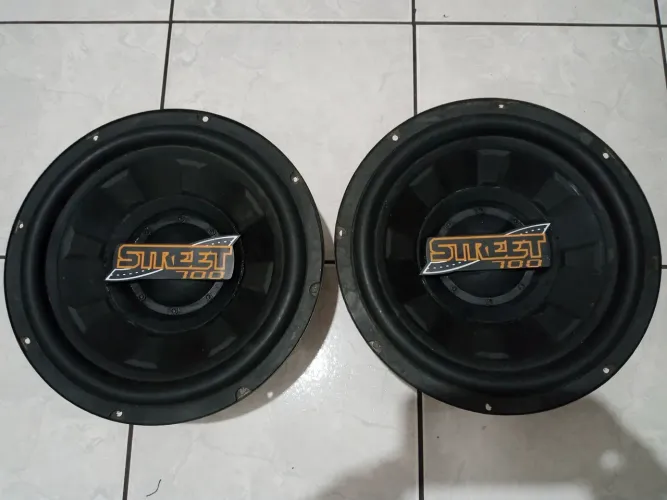 Alto falante subwoofer queimado 12 polegadas