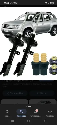 Vendo kit amortecedor dianteiro completo duster orochi capture 250 promoçao 